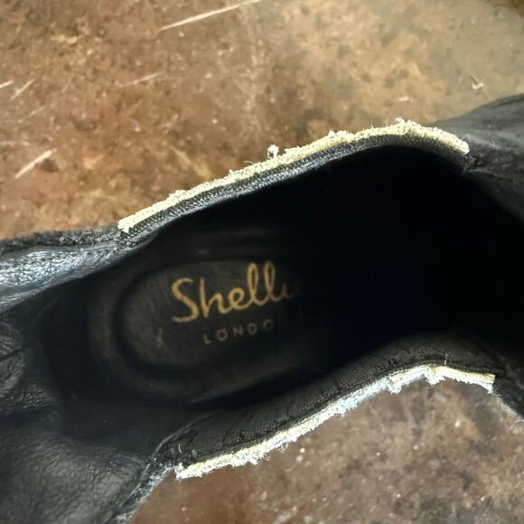 Shelly London Chelsea Boots Velvet Floral Ankle Booties Made in Spain Womens 9 - Picture 7 of 9
